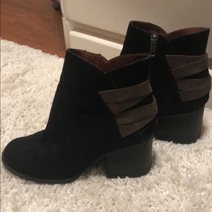 Black Suede Booties